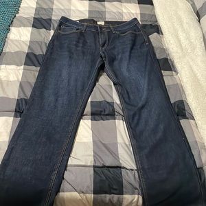 Mens Weatherproof Vintage Fleece Lined Jeans